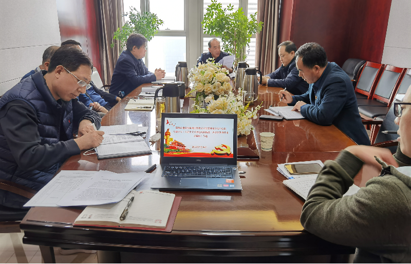 集團公司黨委理論學習中心組專題學習《習近平關于防范風險挑戰、應對突發事件論述摘編》等文件精神